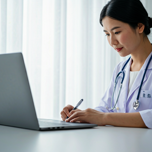 Professional oriental medicine doctor consultation
